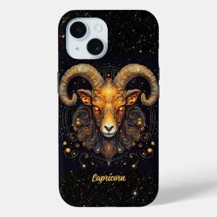 Steenbok Zodiac Astrology DEC/Jan Verjaardag iPhone 15 Case
