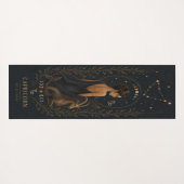 Steenbok Zodiac Celestiale Yoga Mat (Achterkant (horizontaal))