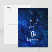 Steenbok Zodiac Constellation Galaxy Celestial Briefkaart (Voorkant / Achterkant)