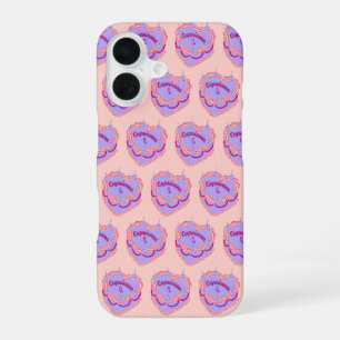 Steenbok Zodiac Coquette Hart Verjaardagstaart iPhone 16 Hoesje
