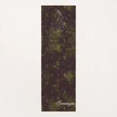 Steenbok Zodiac Custom Paarse Gold Oriental Yogamat (Voorkant)