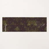 Steenbok Zodiac Custom Paarse Gold Oriental Yogamat (Voorkant (horizontaal))