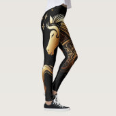 Steenbok Zodiac Gouden Paard Astrologie Leggings (Rechts)