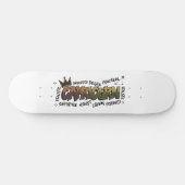 Steenbok Zodiac Graffiti Persoonlijk Skateboard (Horizontaal)