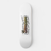 Steenbok Zodiac Graffiti Persoonlijk Skateboard (Voorkant)