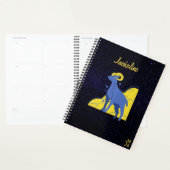Steenbok Zodiac Moderne Galaxy Sky Star Kalender Planner (Display)
