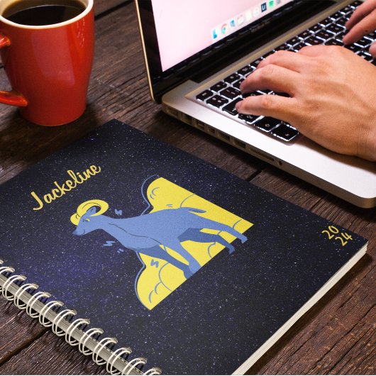 Steenbok Zodiac Moderne Galaxy Sky Star Kalender Planner
