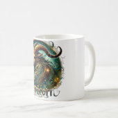 Steenbok Zodiac Mok – Elegant & Kosmisch Ontwerp ♑ (Voorkant rechts)