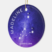 Steenbok Zodiac Ornament Gepersonaliseerde Zodiac  (Links)