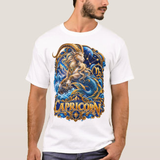 Steenbok Zodiac Sterrenbeeld Zeegeit Astrologie Ho T-shirt