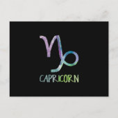 Steenbok Zodiac Symbool Astrologie Zeegeit Cadeau Briefkaart (Voorkant)