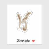 Steenbok Zodiac Symbool Sticker Boho Aarde (Vel)