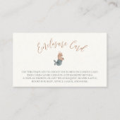 Steenbok Zodiac Teken Baby shower Behuizing Kaart (Voorkant)