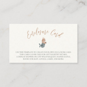 Steenbok Zodiac Teken Baby shower Behuizing Kaart