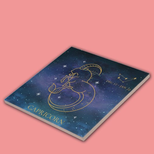 Steenbok Zodiac Teken Constellatie Decoratief Tegeltje