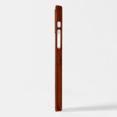 Steenbok Zodiac Teken in Mahonie Stijl iPhone Hoesje (Linkerkant)