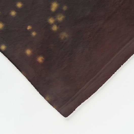 Steenbok Zodiac Teken Waterverf Ontwerp Fleece Deken (Hoek)