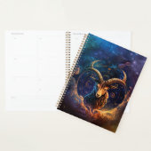 Steenbok Zodiac Teken Waterverf Ontwerp Planner (Display)