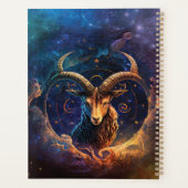 Steenbok Zodiac Teken Waterverf Ontwerp Planner (Achterkant)