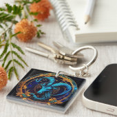 Steenbok Zodiak Sleutelhanger (Voorkant Rechts)