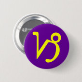 STEENBOK, ZODIAKTEKEN RONDE BUTTON 5,7 CM (Voorkant /achterkant)