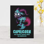 Steenbok Zombie Kaart (Gele Bloem)