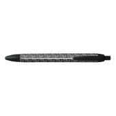 Steenbok Zwarte Inkt Pen (Achterkant)