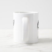 Steenbokreflectie Grote Koffiekop (Achterkant)