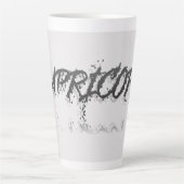 Steenbokreflectie Latte Mok (Voorkant)