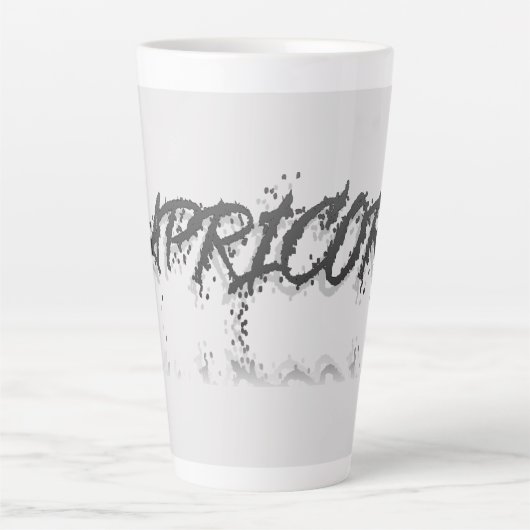 Steenbokreflectie Latte Mok (Voorkant)