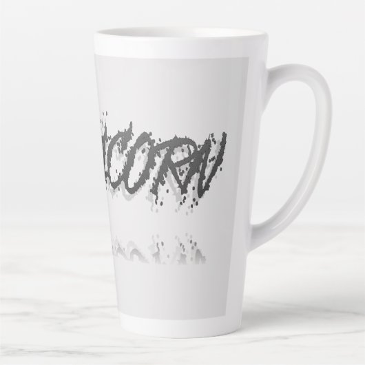 Steenbokreflectie Latte Mok (Rechts)