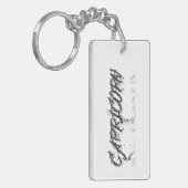 Steenbokreflectie Sleutelhanger (Voorkant Links)