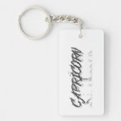 Steenbokreflectie Sleutelhanger (Voorkant)