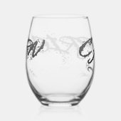 Steenbokreflectie Wijnglas Zonder Voet (Rechts)