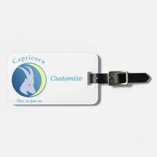 Steenboksteken Thunder_Cove Bagagelabel (Voorkant horizontaal)