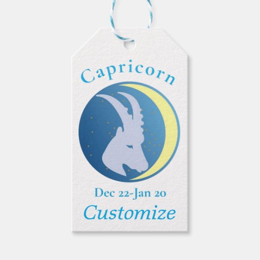 Steenboksteken Thunder_Cove Cadeaulabel (Voorkant)