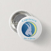 Steenboksteken Thunder_Cove Ronde Button 3,2 Cm (Voorkant /achterkant)