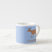 Steenbokster teken geit espresso kop (Voorkant rechts)