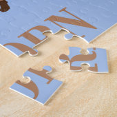 Steenbokster teken geit legpuzzel (Zijkant)