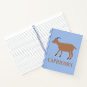 Steenbokster teken geit notitieboek (Binnen)