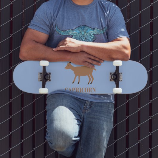 Steenbokster teken geit persoonlijk skateboard (Buiten 3)