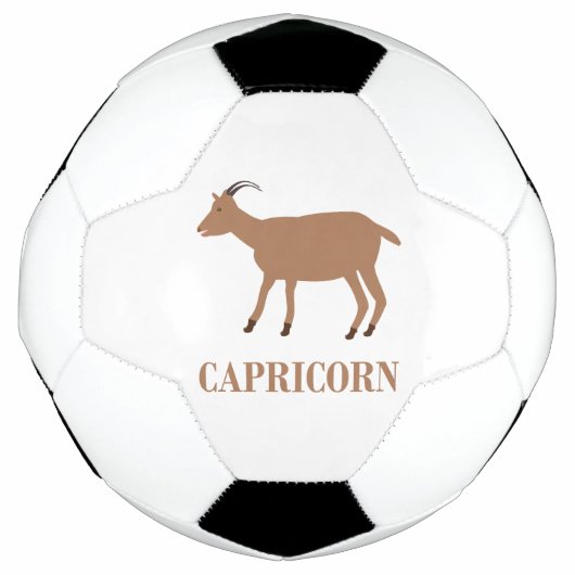 Steenbokster teken geit voetbal (Voorkant)
