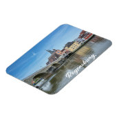 Steenbrug in Regensburg, Duitsland Magneet (Linkerzijde)