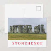Steencirkel Stonehenge zicht ansichtkaart Briefkaart (Voorkant / Achterkant)