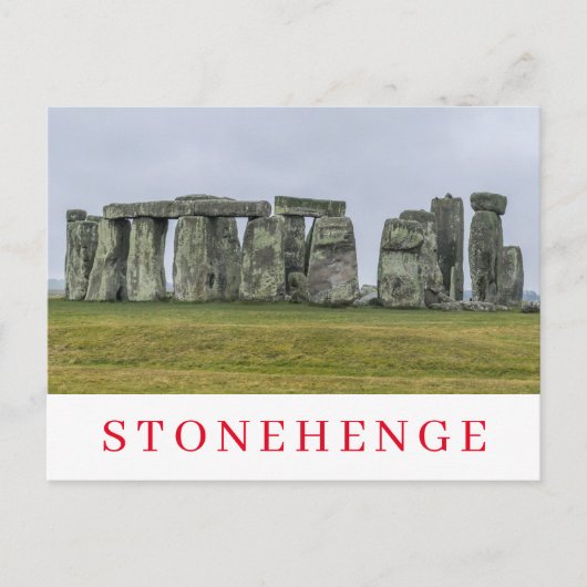 Steencirkel Stonehenge zicht ansichtkaart Briefkaart (Voorkant)