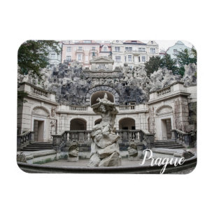 Steenfontein in Praag Flexible Photo Magnet Magneet