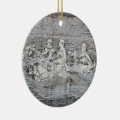 Steengebergte, steengebergte Georgia Keramisch Ornament (Rechts)