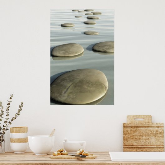 Steengesteente Poster (Keuken)