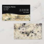 Steengraniet Eenvoudige Visitekaartjes (Voorkant / Achterkant)