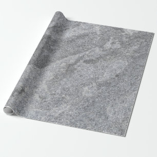 Steengranietstructuur grijs steenhoudend aardewerk cadeaupapier